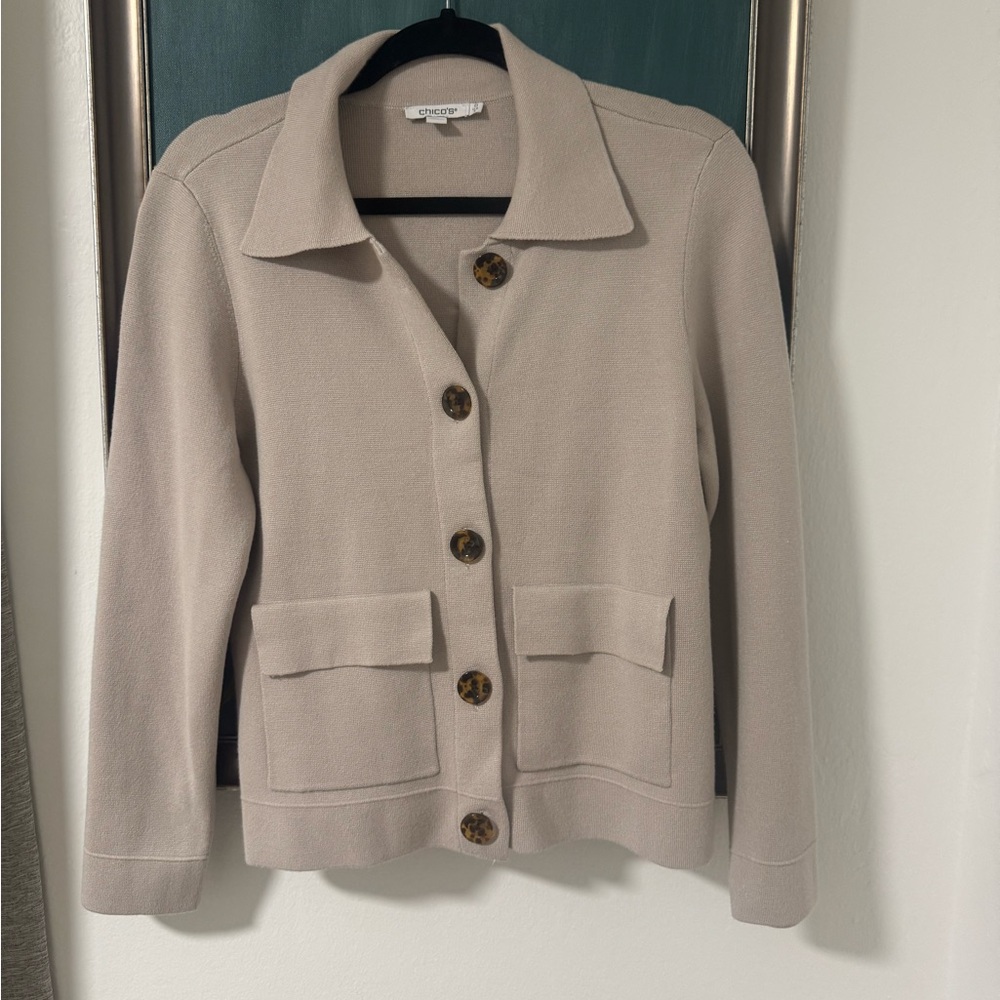 Chico's Women's Cream Jacket
